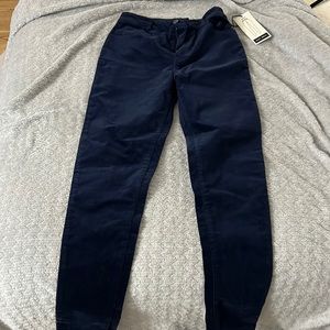 Forever 21 size xsmall navy velvet pants